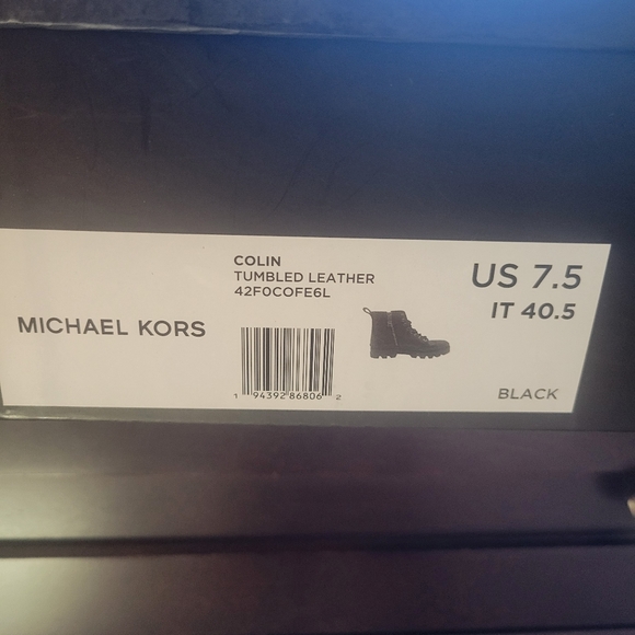 Michael Kors 7.5 US black leather boots - Picture 3 of 5